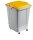 DURABLE Durabin 90 Mülleimer 90,0 l grau, gelb, 1 St.