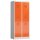 ClassiX Spind feuerrot, lichtgrau X-523224, 4 Schließfächer 80,0 x 50,0 x 180,0 cm