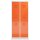 ClassiX Spind feuerrot, lichtgrau X-523224, 4 Schließfächer 80,0 x 50,0 x 180,0 cm