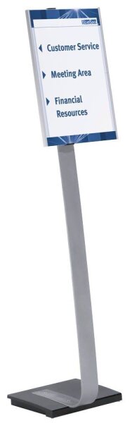 DURABLE Infoständer silber DIN A3 36,0 x 109,0 x 80,0 cm, 1 St.