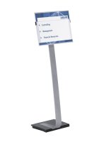 DURABLE Infoständer silber DIN A3 36,0 x 109,0 x...