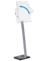 DURABLE Infoständer silber DIN A3 36,0 x 109,0 x 80,0 cm, 1 St.