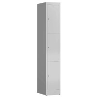 ClassiX Schließfachschrank lichtgrau X-520310, 3...