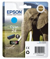 EPSON 24 / T2422 (Elefant) cyan Druckerpatrone