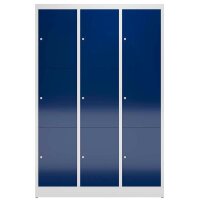 ClassiX Schließfachschrank enzianblau, lichtgrau...