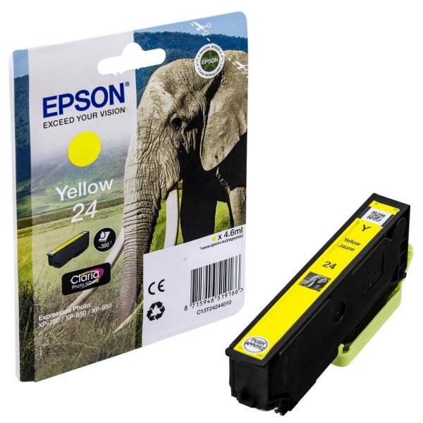 EPSON 24 / T2424 (Elefant) gelb Druckerpatrone