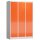 ClassiX Schließfachschrank feuerrot, lichtgrau X-523334, 9 Schließfächer 118,5 x 50,0 x 180,0 cm