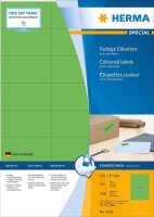 HERMA Etiketten 4259 grün 105,0 x 37,0 mm, 100 Blatt