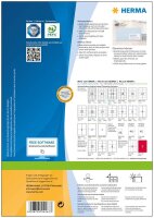 HERMA Etiketten 4267 weiß 99,1 x 33,8 mm, 100 Blatt