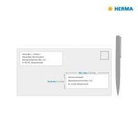 HERMA Etiketten 4267 weiß 99,1 x 33,8 mm, 100 Blatt