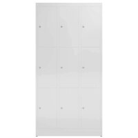 ClassiX Schließfachschrank lichtgrau X-520330, 9 Schließfächer 87,0 x 50,0 x 180,0 cm