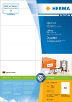 HERMA Etiketten 4281 weiß 105,0 x 50,8 mm, 100 Blatt