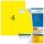 HERMA Etiketten 4396 gelb 105,0 x 148,0 mm, 100 Blatt