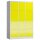 ClassiX Schließfachschrank lichtgrau, zinkgelb X-523436, 12 Schließfächer 118,5 x 50,0 x 180,0 cm