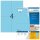 HERMA Etiketten 4398 blau 105,0 x 148,0 mm, 100 Blatt