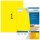 HERMA Etiketten 4401 gelb 210,0 x 297,0 mm, 100 Blatt