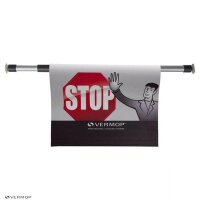VERMOP Fahnenschild Kunststoff grau 7,6 - 133,0 cm, 1 St.