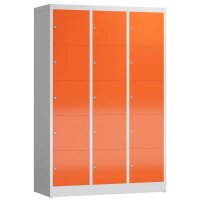 ClassiX Schließfachschrank feuerrot, lichtgrau...