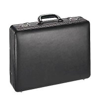 Alassio Aktenkoffer TAORMINA Leder schwarz 45,5 x 12,0 x...