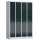 ClassiX Schließfachschrank anthrazit, lichtgrau X-520348, 12 Schließfächer 118,5 x 50,0 x 180,0 cm