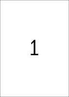 HERMA Etiketten 4404 grün 210,0 x 297,0 mm, 100 Blatt