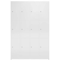 ClassiX Schließfachschrank signalweiß X-520347, 12 Schließfächer 118,5 x 50,0 x 180,0 cm