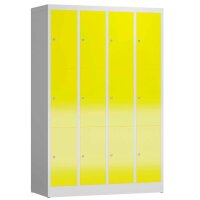 ClassiX Schließfachschrank lichtgrau, zinkgelb...