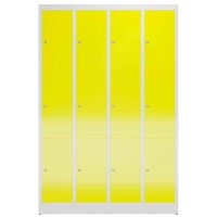ClassiX Schließfachschrank lichtgrau, zinkgelb...