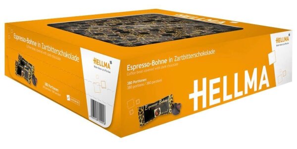 HELLMA Espresso-Bohne in Zartbitterschokolade Schokolade 380 St.  ( 70000174 )