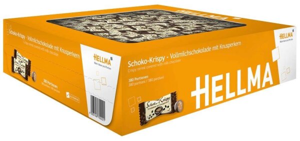HELLMA Schoko-Krispy Schokolade 380 St./418,0 g, 380 St.