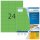 HERMA Etiketten 4409 grün 70,0 x 37,0 mm, 100 Blatt