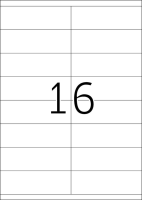 HERMA Etiketten 4427 weiß 105,0 x 35,0 mm, 100 Blatt