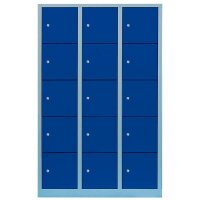 LÜLLMANN Schließfachschrank enzianblau,...