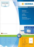 HERMA Etiketten 4454 weiß 105,0 x 144,0 mm, 100 Blatt