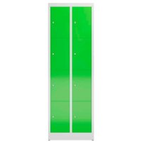ClassiX Schließfachschrank gelbgrün, lichtgrau X-520425, 8 Schließfächer 59,0 x 50,0 x 180,0 cm