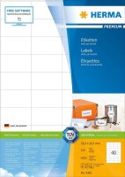 HERMA Etiketten 4461 weiß 52,5 x 29,7 mm, 100 Blatt