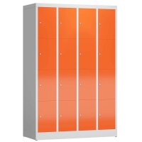 ClassiX Schließfachschrank feuerrot, lichtgrau...