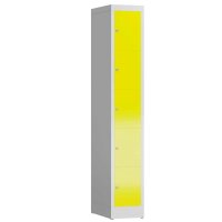 ClassiX Schließfachschrank lichtgrau, zinkgelb...