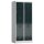 ClassiX Spind anthrazit, lichtgrau X-523228, 4 Schließfächer 80,0 x 50,0 x 180,0 cm