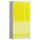 ClassiX Schließfachschrank lichtgrau, zinkgelb X-520536, 15 Schließfächer 87,0 x 50,0 x 180,0 cm