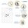 HERMA Etiketten 4476 weiß 40,0 x 40,0 mm, 100 Blatt