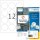 HERMA Etiketten 4477 weiß 60,0 x 60,0 mm, 100 Blatt