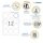 HERMA Etiketten 4477 weiß 60,0 x 60,0 mm, 100 Blatt