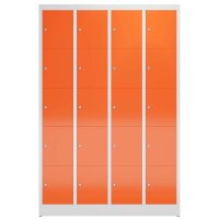 ClassiX Schließfachschrank feuerrot, lichtgrau...