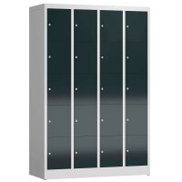ClassiX Schließfachschrank anthrazit, lichtgrau...
