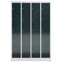 ClassiX Schließfachschrank anthrazit, lichtgrau...