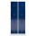 ClassiX Spind enzianblau, lichtgrau X-523221, 4 Schließfächer 80,0 x 50,0 x 180,0 cm