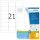 HERMA Etiketten 4677 weiß 63,5 x 38,1 mm, 100 Blatt