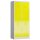 ClassiX Spind lichtgrau, zinkgelb X-523226, 4 Schließfächer 80,0 x 50,0 x 180,0 cm