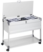 DURABLE Hängemappenwagen abschließbar grau...